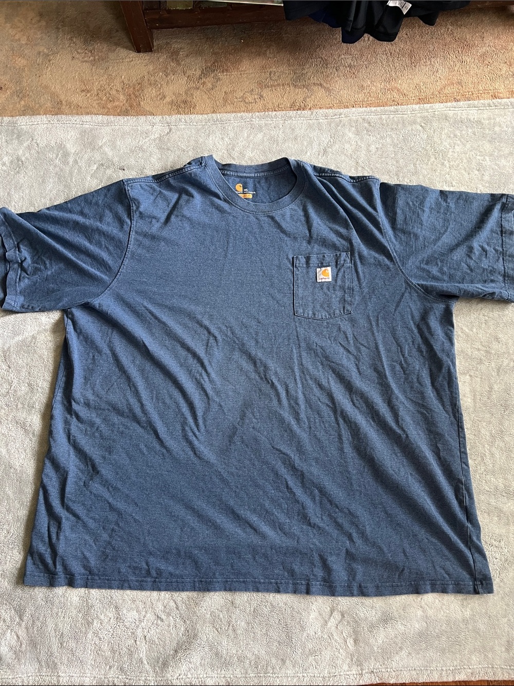 Carhartt Short-Sleeve Pocket Tee in Navy